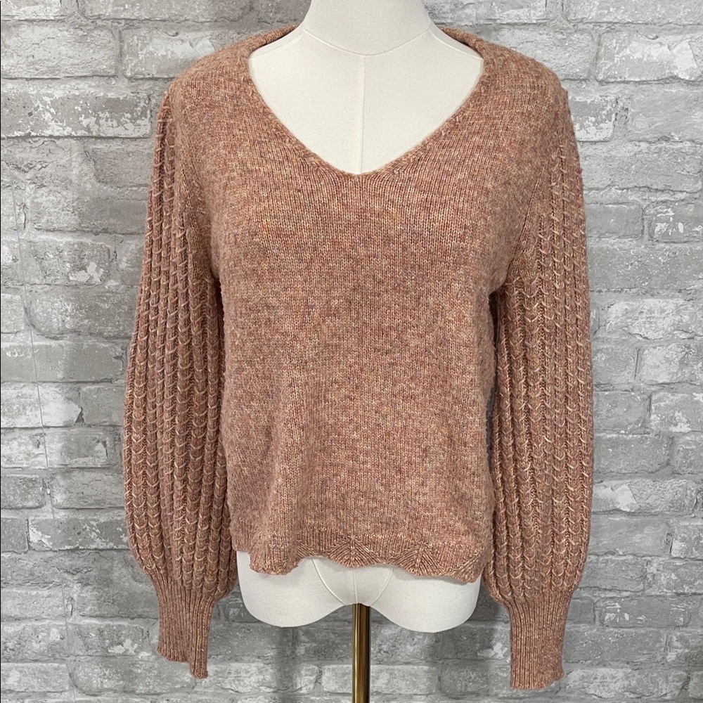 Frye Women's V-Neck Sweater - Tan